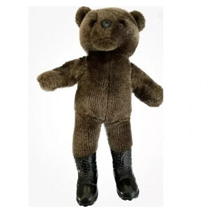 Vintage 1989 Bear Force Of America Plush With Boots 11 Inch Toy Bear Collectable
